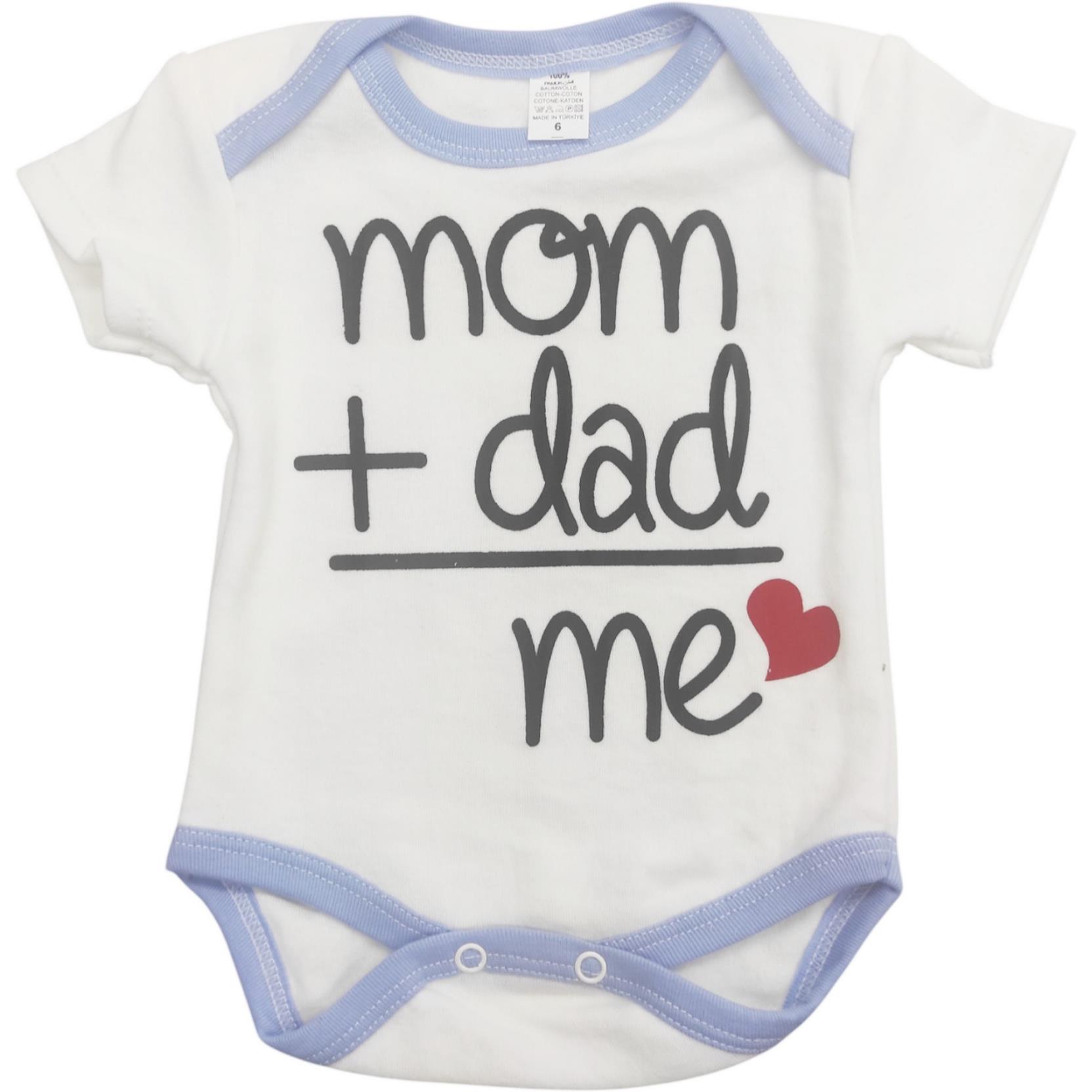 toptan 6-9-12-18 aylık bebekler için farklı baskılı çıtçıtlı bebek bodysuit