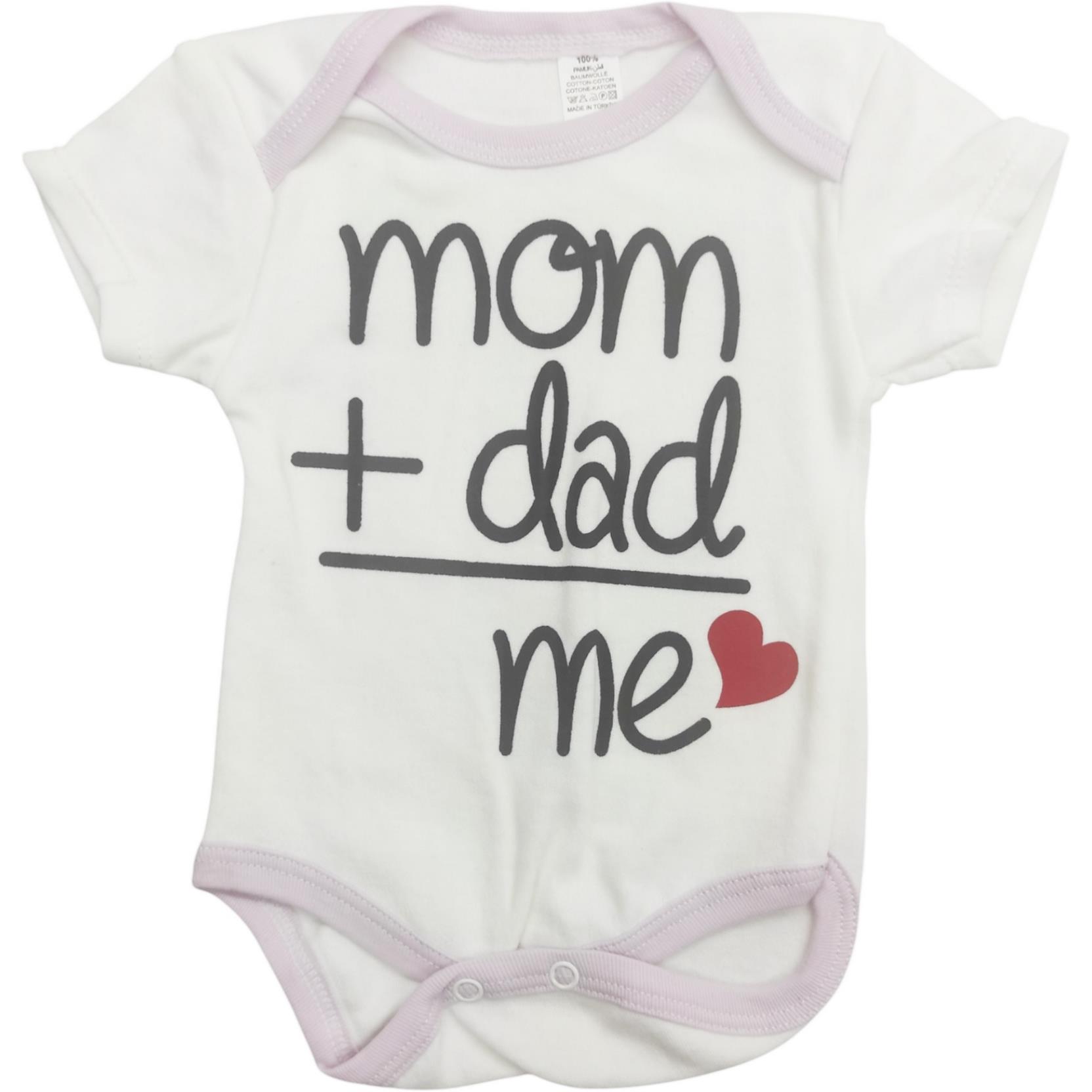 toptan 6-9-12-18 aylık bebekler için farklı baskılı çıtçıtlı bebek bodysuit