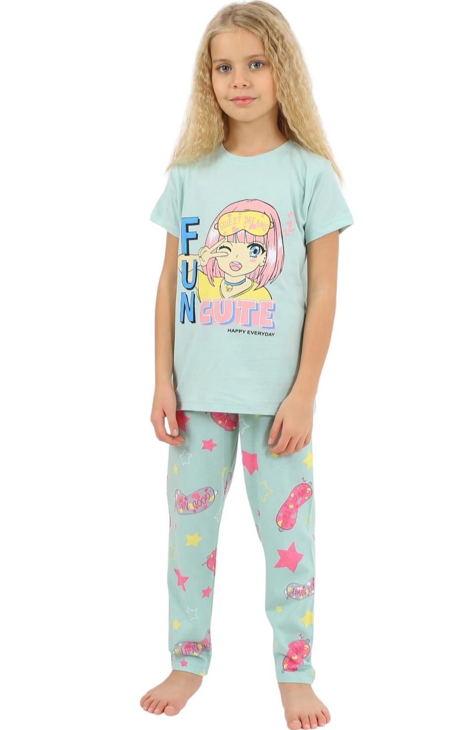 22261 şirin kız pijama takımları imalatçılar toptancılar 10/15 yaş