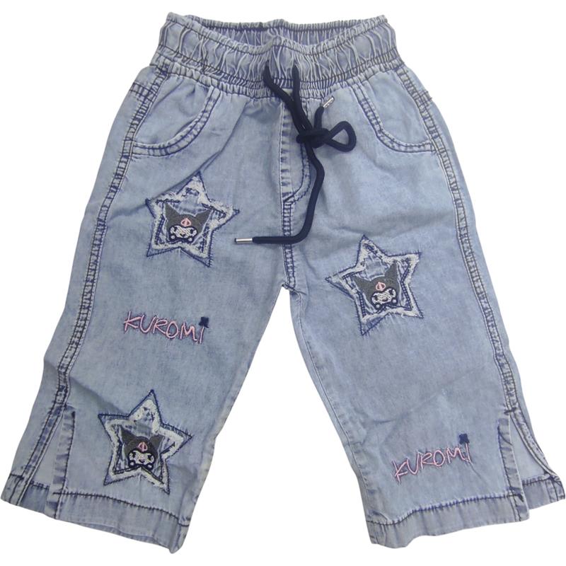 3010 الجملة الصيف الدنيم كابريس والسراويل للفتيات الذين تتراوح أعمارهم بين 6-7-8-9-10