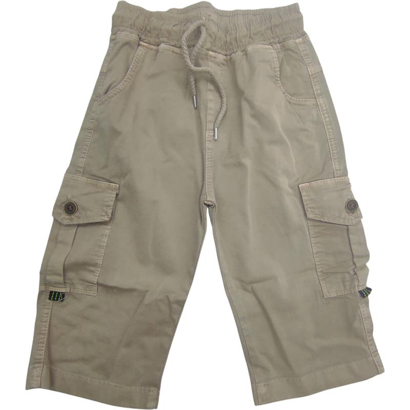 3220 toptan 3/7 yaş erkek çocuk yazlık yan cepli kapriler ve şortlar