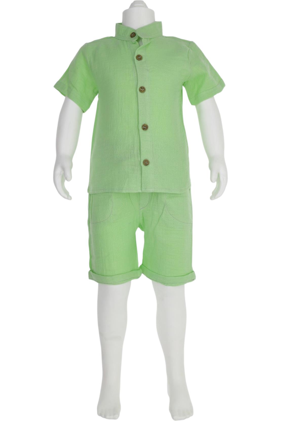 müslin kumaş yazlık çocuk giyim toptan 3/7 yaş