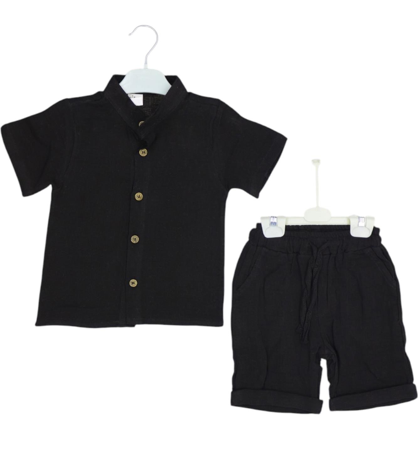 müslin kumaş yazlık çocuk giyim toptan 3/7 yaş