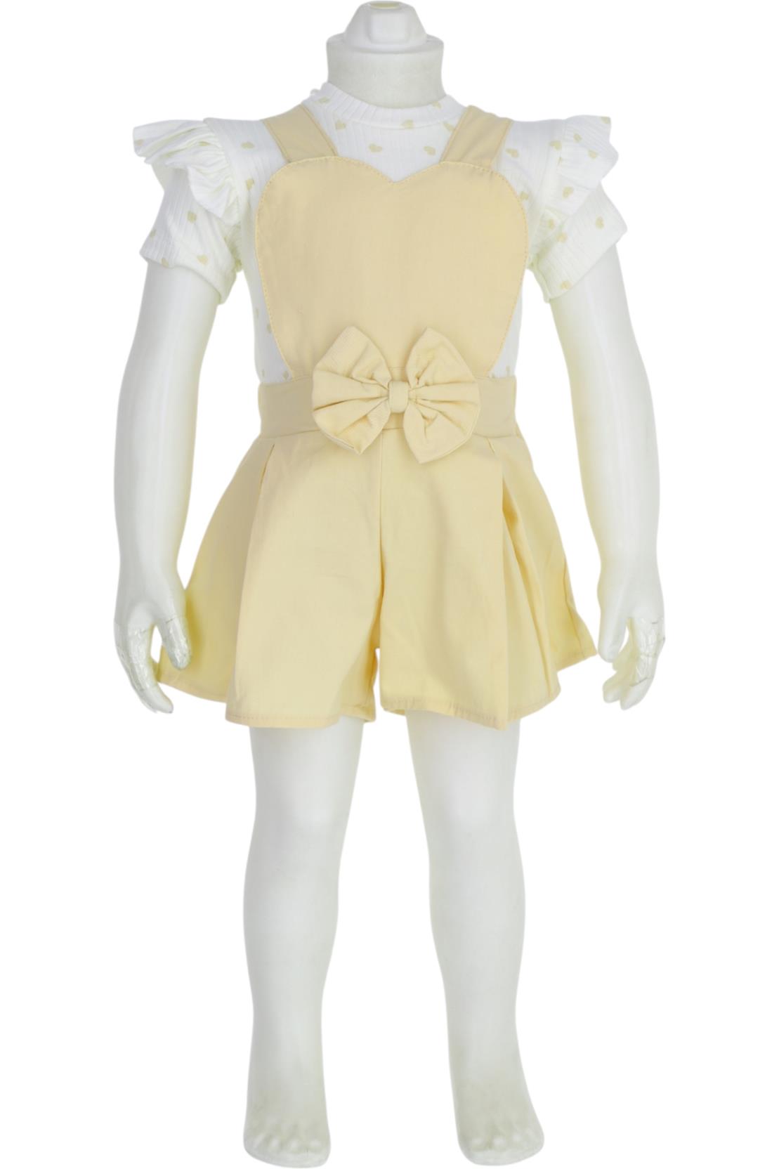 4001 kaliteli fiyonklu yazlık kız elbise toptan 2/5 yaş