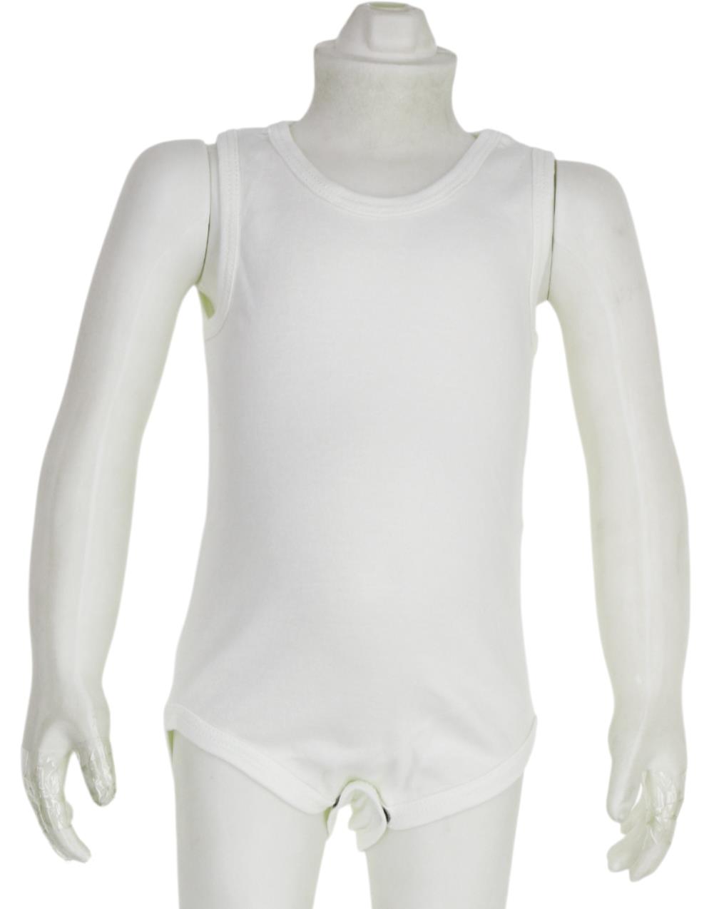 organik pamuk çocuk badi toptan sıfır kollu 2-3 yaş