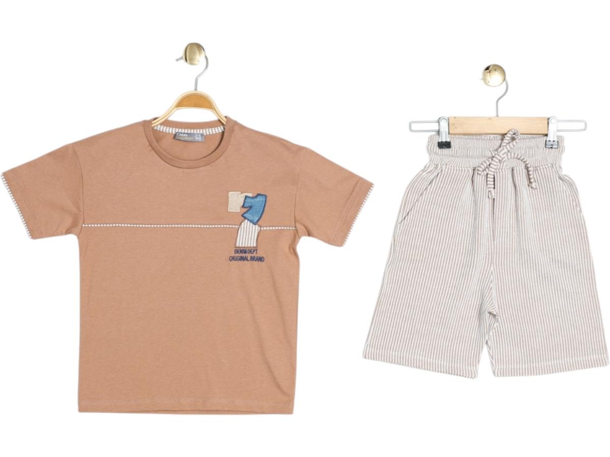 30520 оптом детские летние костюмы двойки,футболки с шортами для мальчиков на 5/12 лет