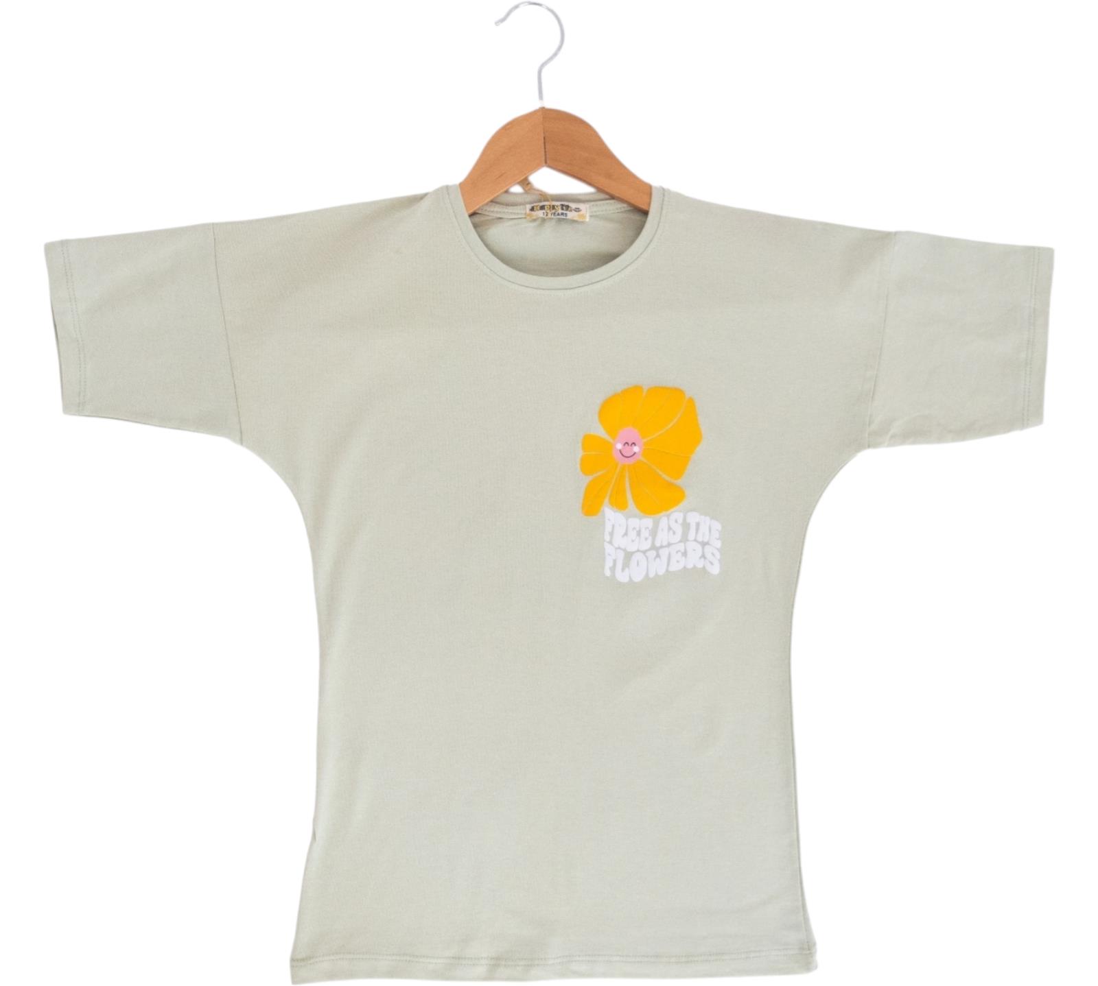 3097 الأطفال الصيف تي شيرت بالجملة للفتيات الذين تتراوح أعمارهم بين 9/12