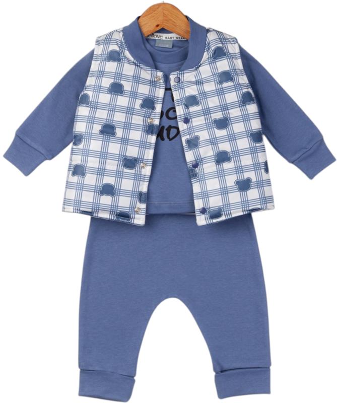 14091 lüks mevsimlik bebek takımlar toptan 3/12 ay