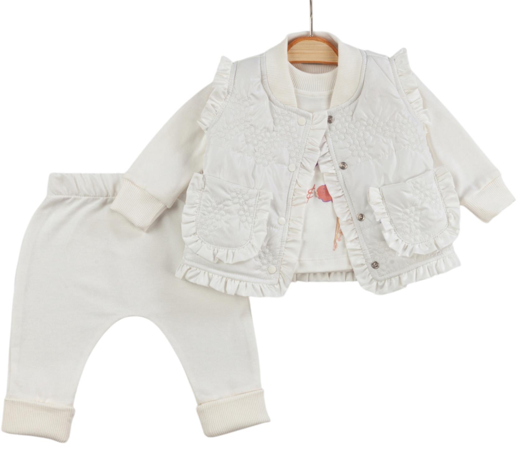 14089 ruffle luxury baby girl clothes wholesale 3/12 months winter seasonal