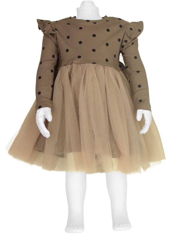 1055 tüllü kız bebek elbiseleri toptan 9/36 ay