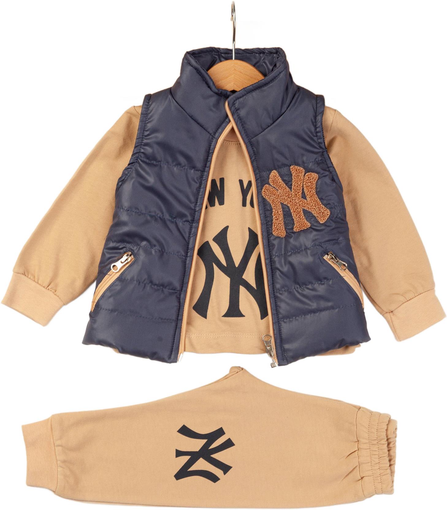 50607 الأطفال الربيع والخريف ثلاث قطع الدعاوى بالجملة للبنين لمدة 6/24 أشهر