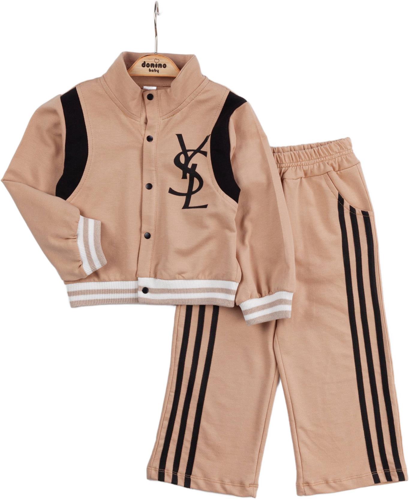 40684 детские демисезонные костюмы двойки оптом для девочек на 2/5 лет 