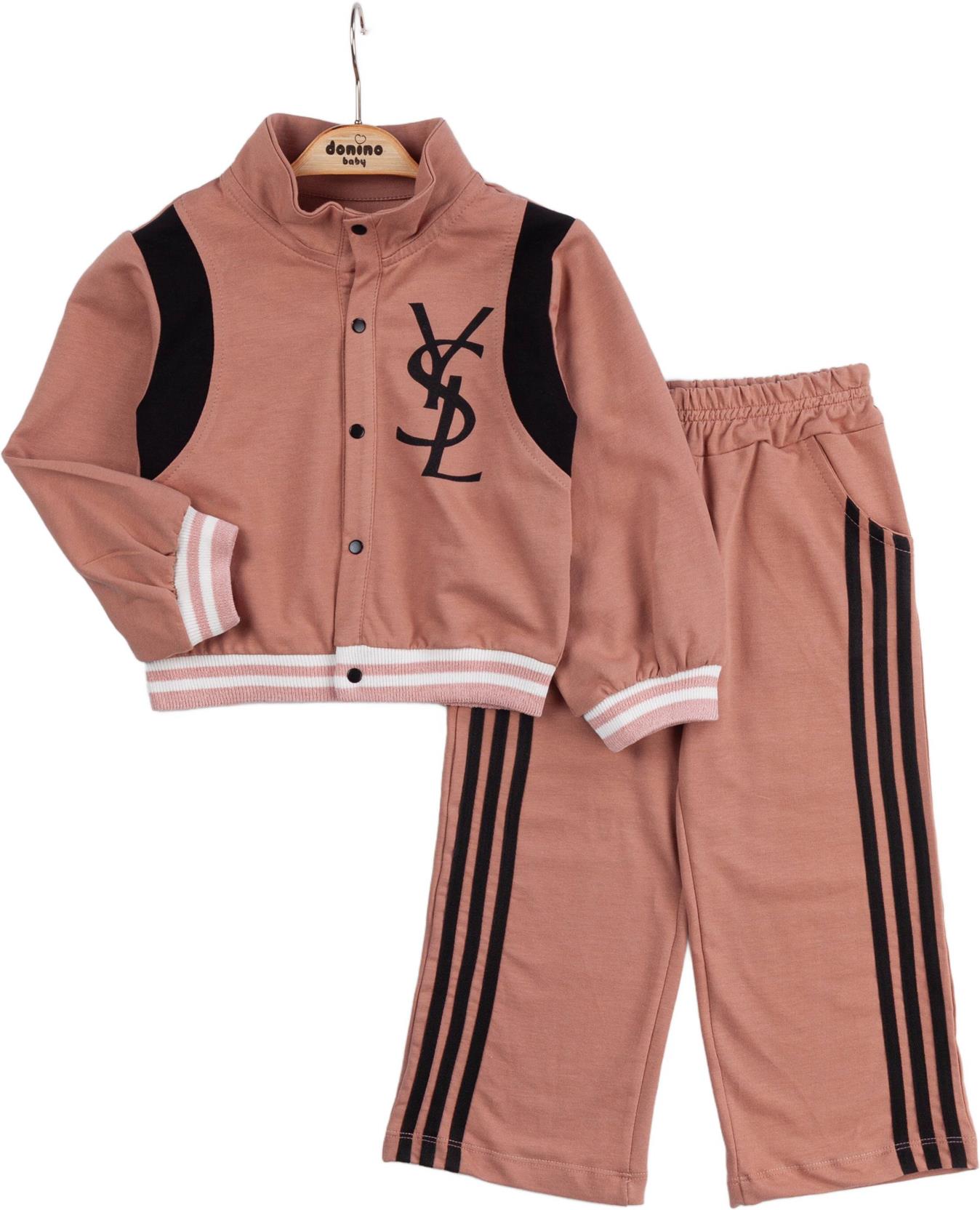 40684 детские демисезонные костюмы двойки оптом для девочек на 2/5 лет 