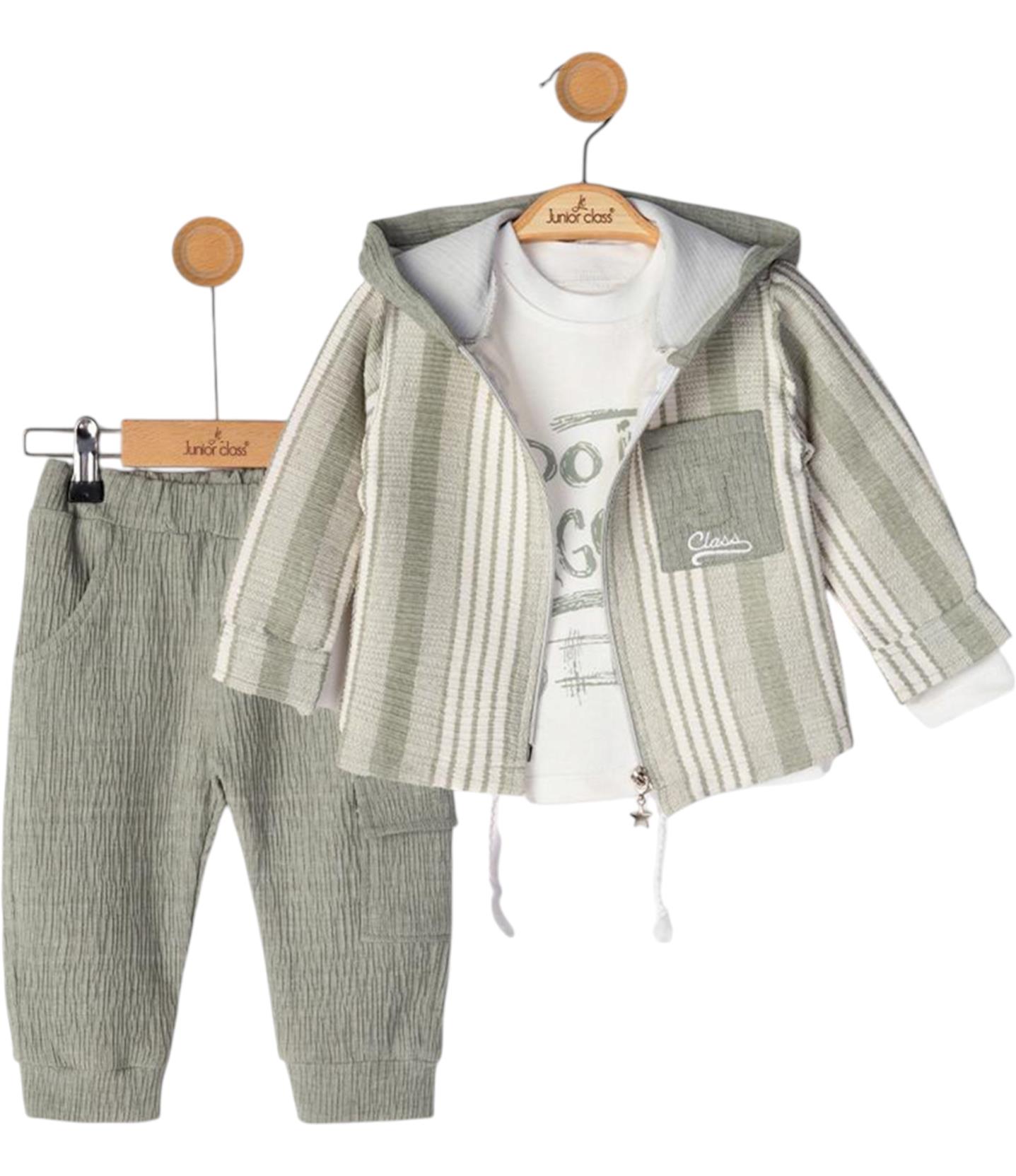 2540 оптом детские демисезонные костюмы тройки для младенцев на 9-12-18-24 месяцев