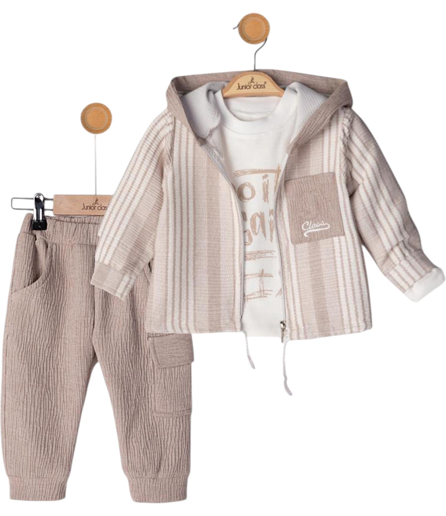 2540 оптом детские демисезонные костюмы тройки для младенцев на 9-12-18-24 месяцев