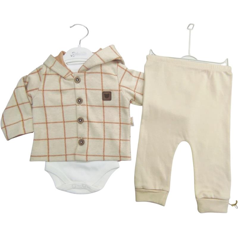 568 toptan 3-6-9 aylık bebekler için mevsimlik üçlü  takım elbise