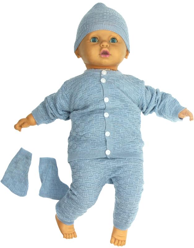 3100 kış lüks kaliteli bebek triko giyim toptan 3-6 ay