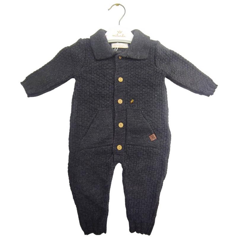 2063 toptan 3-6-9 aylık bebekler için bebek ilkbahar ve sonbahar triko tulumlar