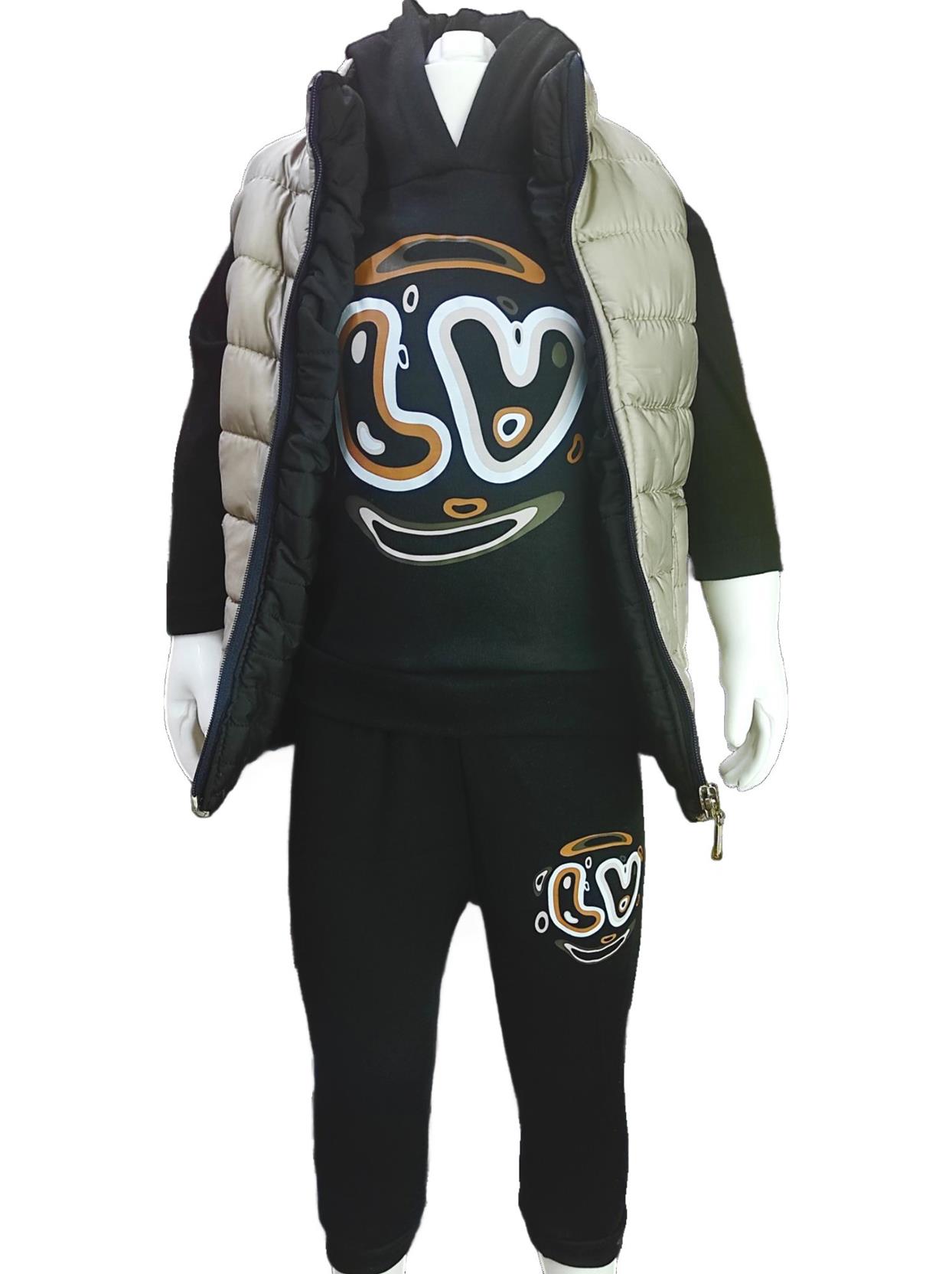 оптом детские демисезонные костюмы тройки для мальчиков на  2-3-4-5 лет