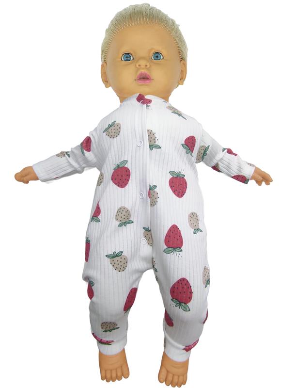 1005 çilek baskılı bebek tulumlar toptan 3-6-9 ay