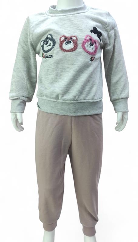 50670 toptan 3-7 yaş arası kızlar için ilkbahar ve sonbahar ikili takım 