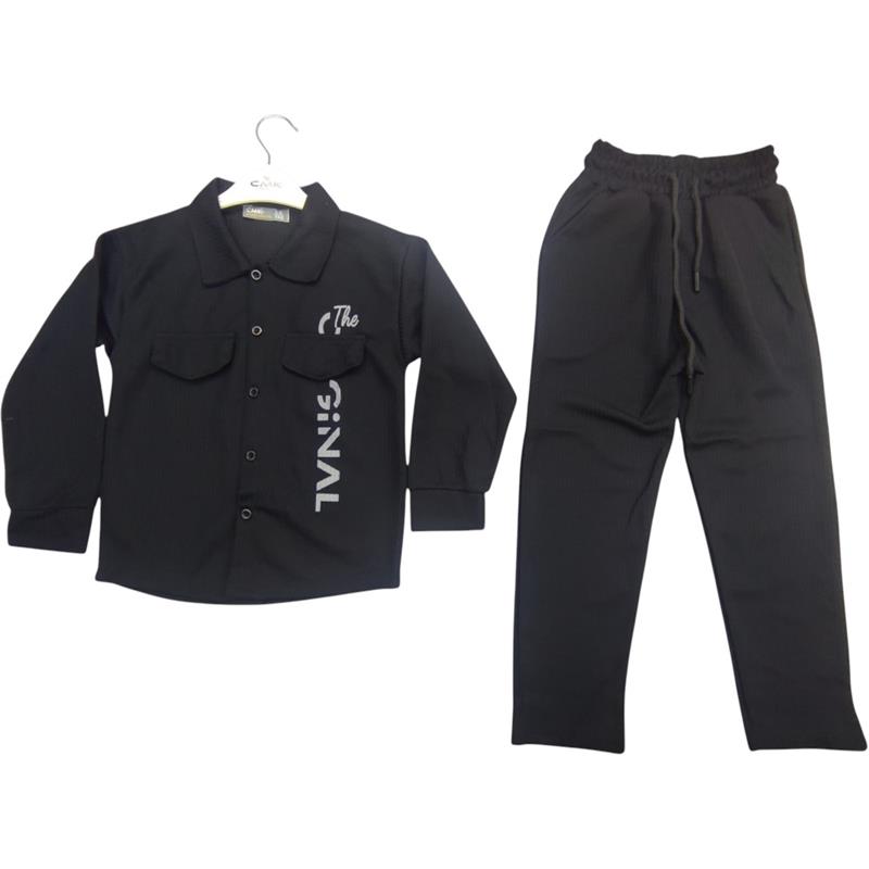 50320 toptan 5-12 yaş arası erkek çocuklar için ilkbahar ve sonbahar iki parçalı takım elbise