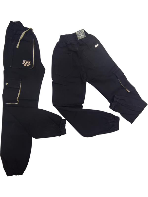 2156 toptan 8/12 yaş mevsimlik kargo cepli çocuk pantolon