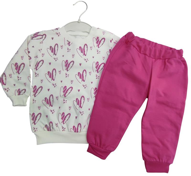 909 toptan 9-12-18 ay kız  çocuklar için mevsimlik ikili takımlar