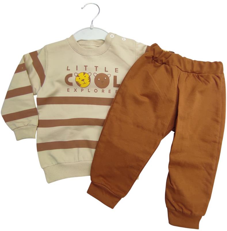 907 toptan 9-12-18 aylık erkek çocuklar için mevsimlik ikili çocuk takımlar