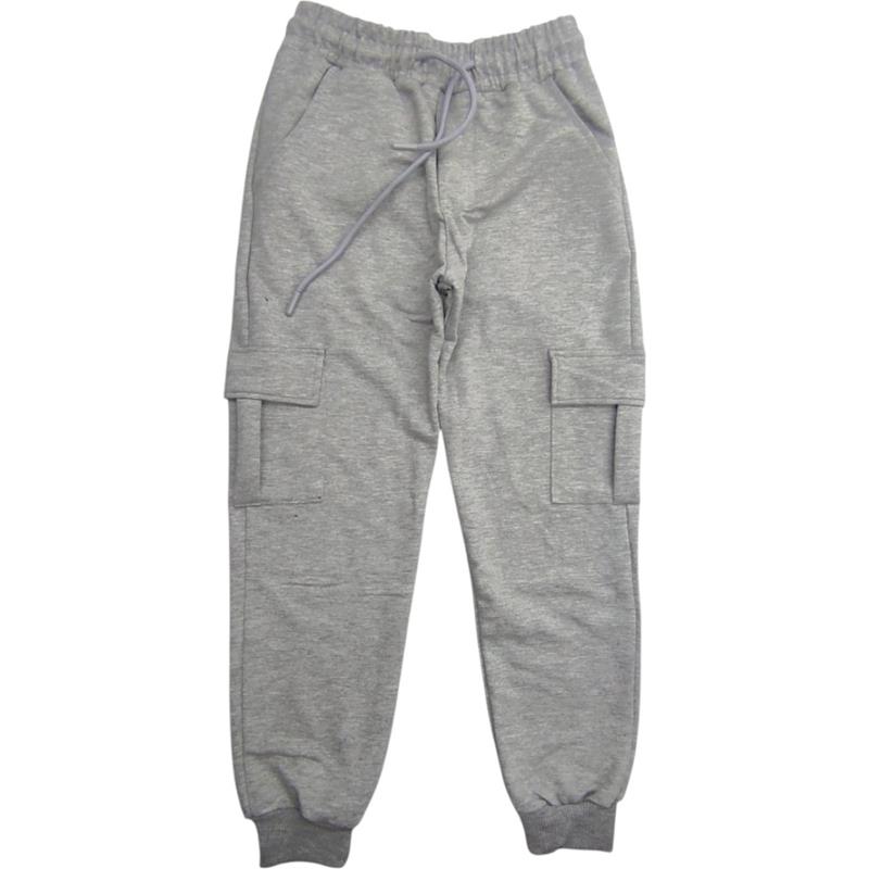 toptan 7/10 yaş arası erkek çocuklar için kargo cepli çocuk spor pantolonları