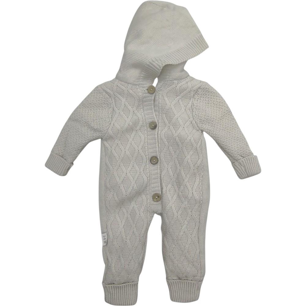 4108 toptan 3-6-9 aylık bebekler için mevsimlik kapüşonlu triko tulumlar