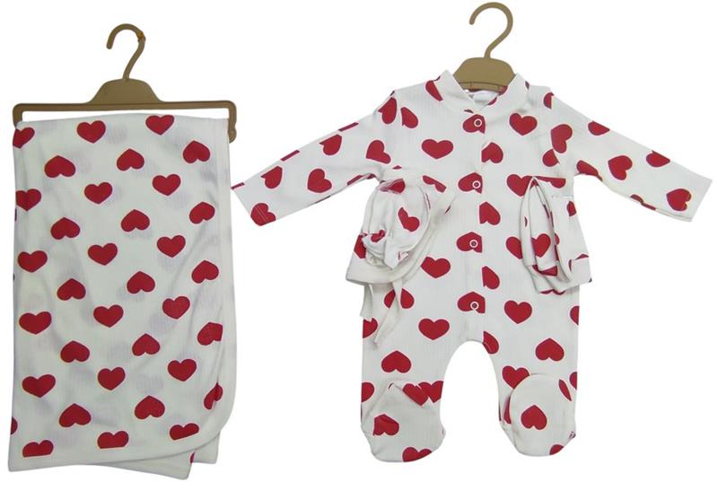 1019 toptan beş parçalı bebek setleri 0-3 aylık bebekler için