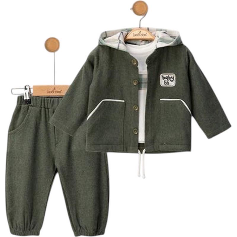 2550 toptan 9/24 aylık bebekler için mevsimlik üçlü takım 