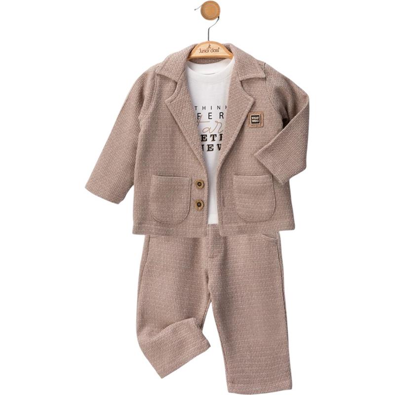 2551 toptan 9/24 aylık bebekler için mevsimlik üçlü takım