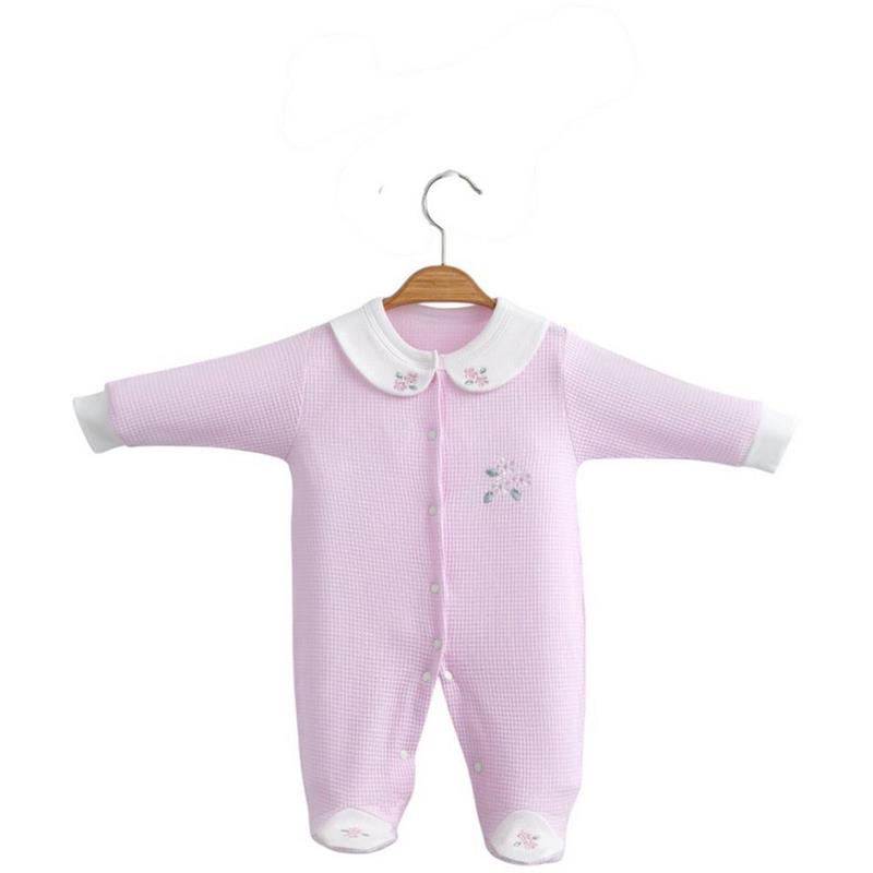 8104 toptan 0/3 aylık bebekler için  ilkbahar ve sonbahar bebek tulumları