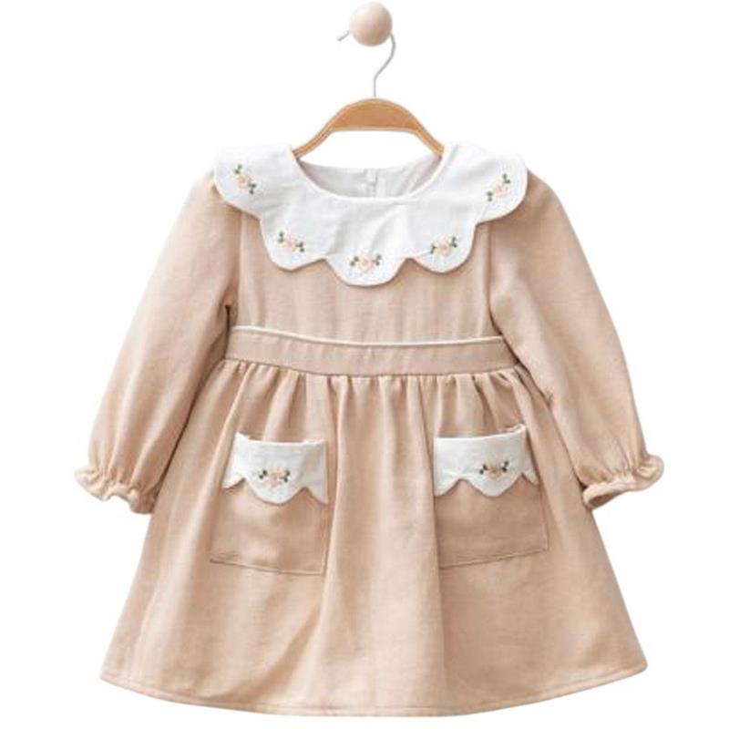 4120 toptan 2/5 yaş kız çocuklar için mevsimlik elbiseler