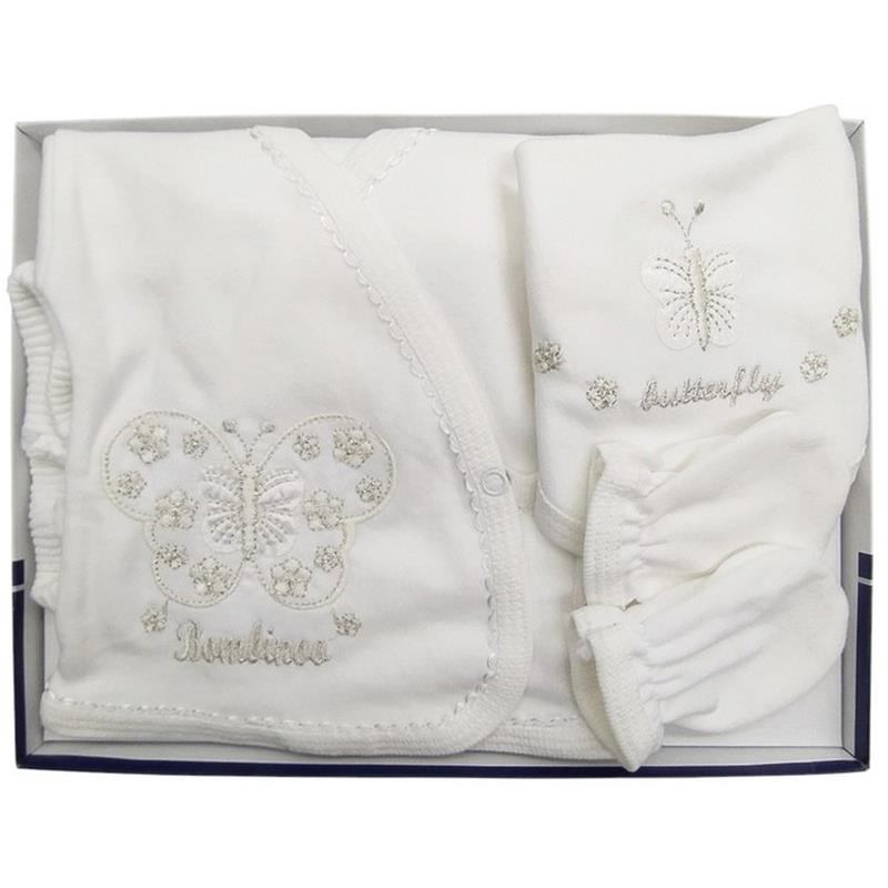 yeni doğan bebekler için 5 parça kutulu hastahane çıkışı hediyelik set