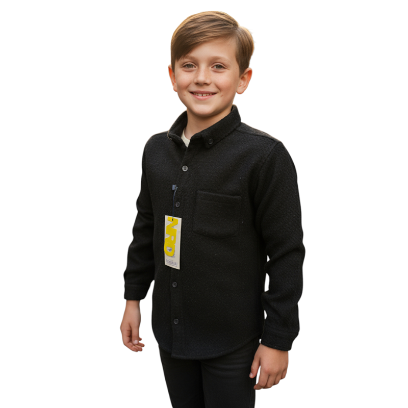  toptan 6/10 yaş erkek çocuklar  için kışlık gömlekler