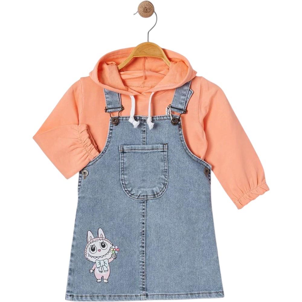 6054 оптом детские демисезонные сарафаны с кофтой для девочек на 2/5 лет