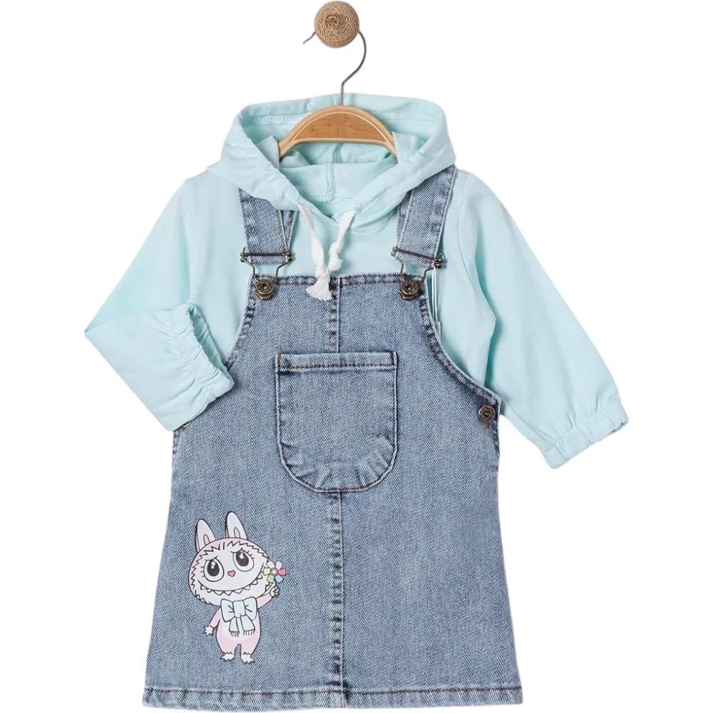 6054 оптом детские демисезонные сарафаны с кофтой для девочек на 2/5 лет