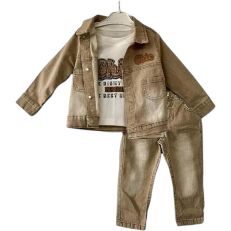 toptan 2/5 yaş için erkek çocuklar için üçlü çocuk takımları