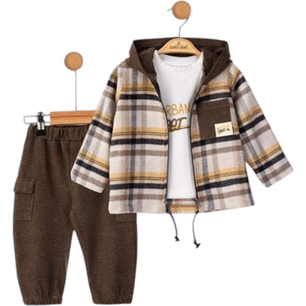 2561 wholesale children's spring-autumn three-piece suits for babies for 9/24 months