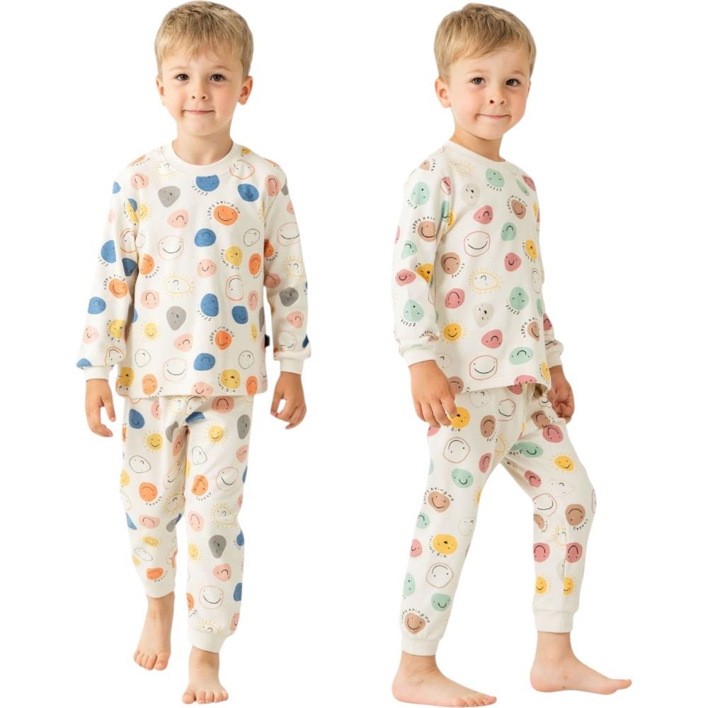 18716 оптом детские демисезонные пижамы для мальчиков на 6/24 месяцев