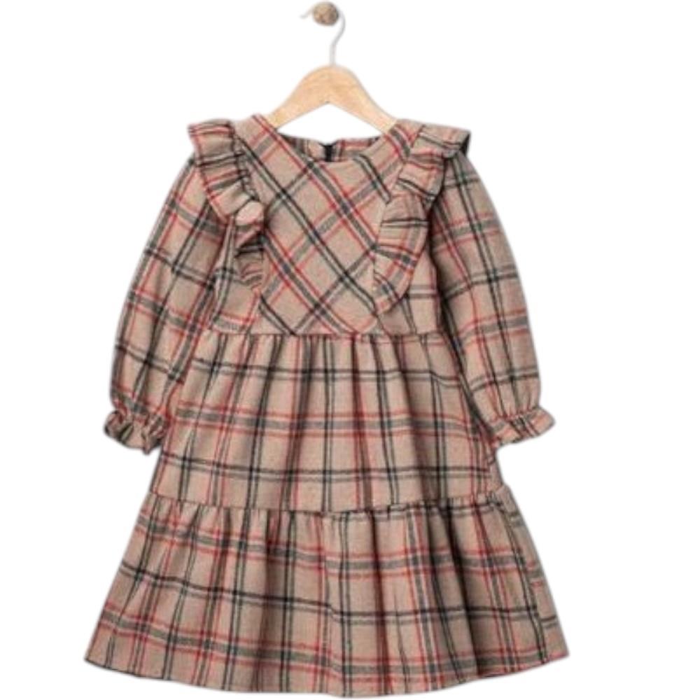 4363 toptan 5/8 yaş arası kız çocuklar için mevsimlik elbiseler