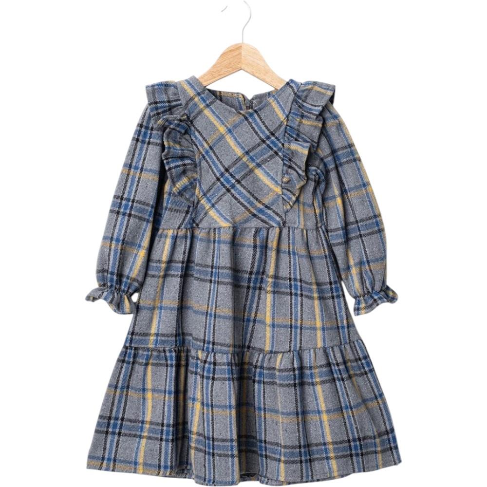 4363 toptan 5/8 yaş arası kız çocuklar için mevsimlik elbiseler