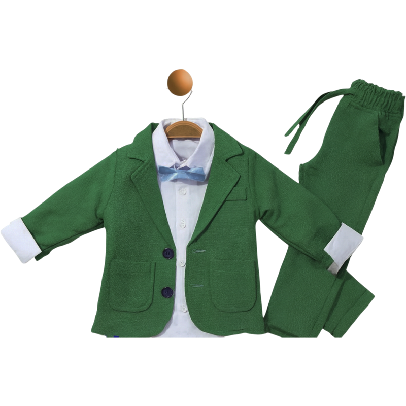 1669 toptan 1/4 yaşındaki erkek çocuk üçlü takım elbise