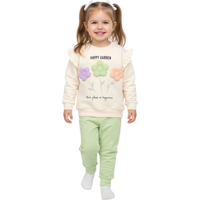 17366 wholesale children's demi-season two-piece suits for girls aged 3/6 years