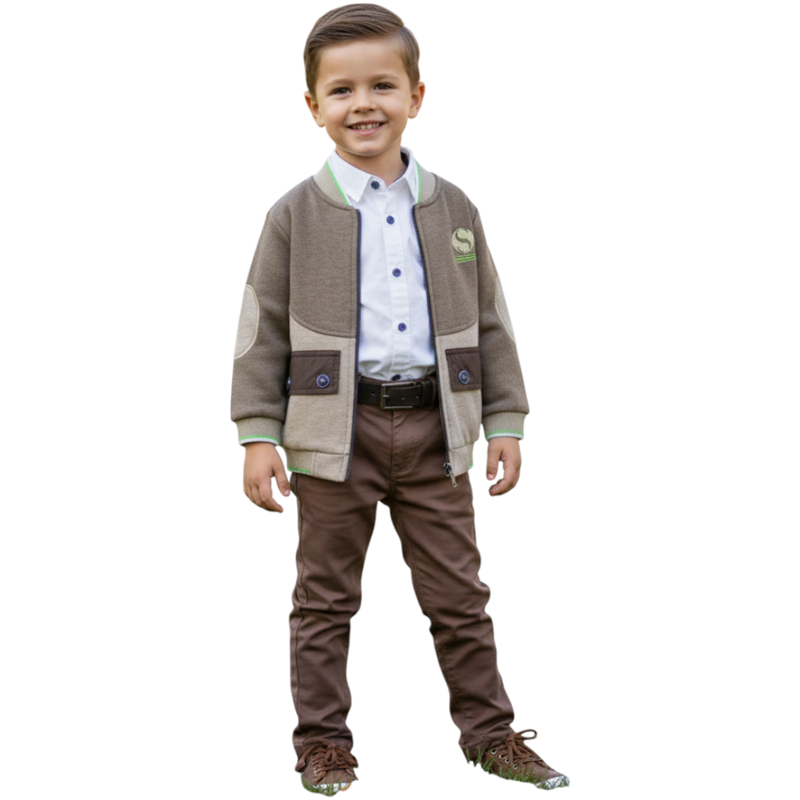toptan 1-4 yaş arası erkek çocuklаr  için mevsimlik farklı modelli üçlü takımlar 