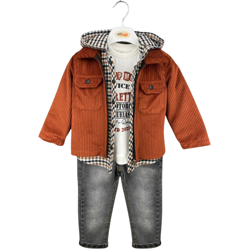 2012 toptan 1/4 yaş arası erkek çocuklar için dört parçalı mevsimlik çocuk takımları