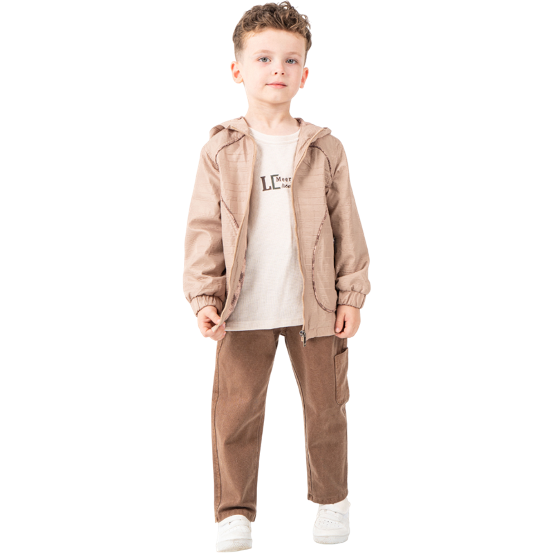 26047 toptan 2/5 yaş arası erkek çocuklar için üç parça mevsimlik takım elbise